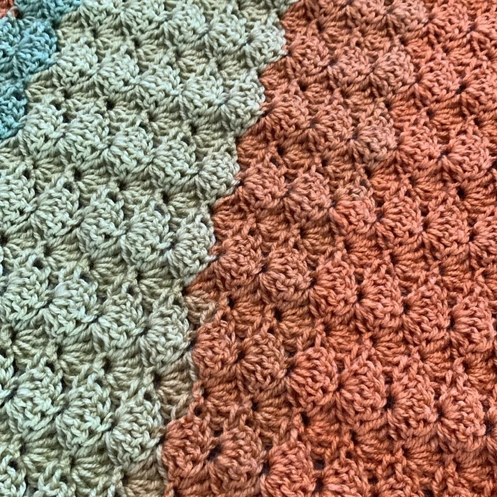 NEW Colorful Crochet Baby Blanket